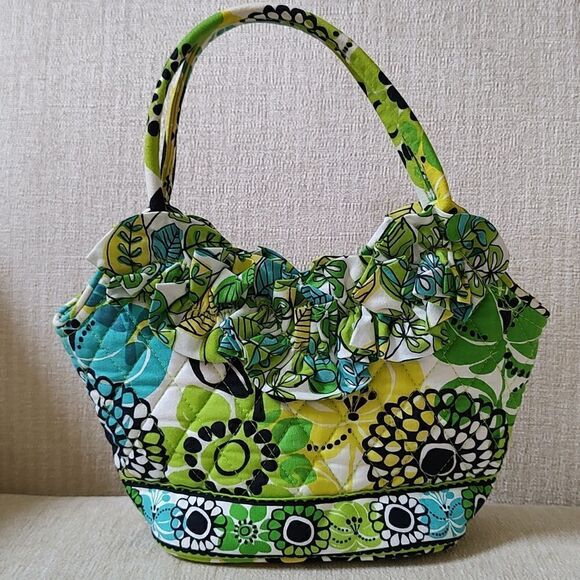 Vera Bradley Ruffle Lily Bag in Limes Up Pattern - Picture 11 of 11